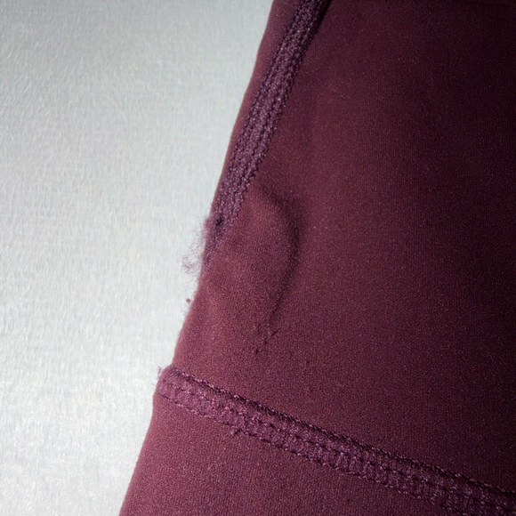 NVGTN Women's High-Waist Leggings in Burgundy - Picture 5 of 5